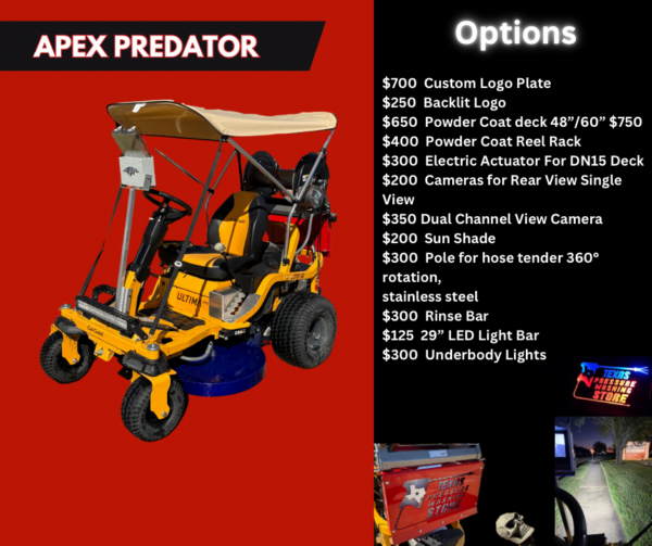 Apex Predator Ride On Surface Cleaner - Image 5